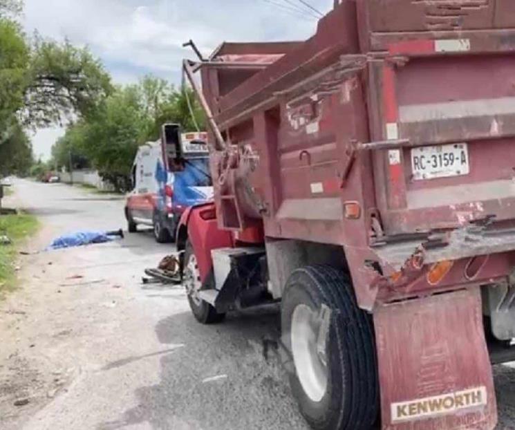 Pierde la vida motociclista tras ser embestido en Cadereyta