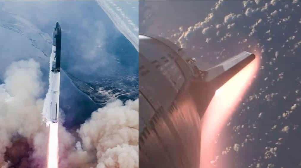 Así fue el reingreso de la nave Starship a la Tierra