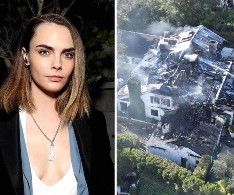 Se incendia la casa de la modelo Cara Delevingne en Los Ángeles Se incendia la casa de la modelo Cara Delevingne en Los Ángeles