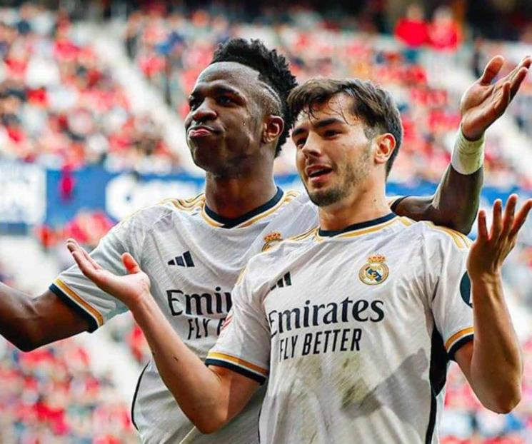 Vence Real Madrid al Osasuna y sigue de líder en España