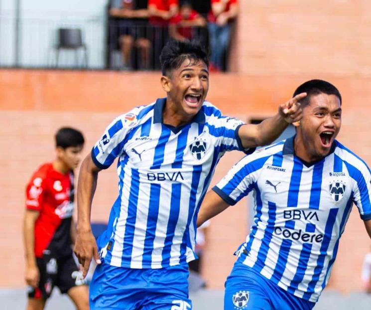 Vuelven a ganar los Rayados Sub-23 y ahora vencen al Atlas