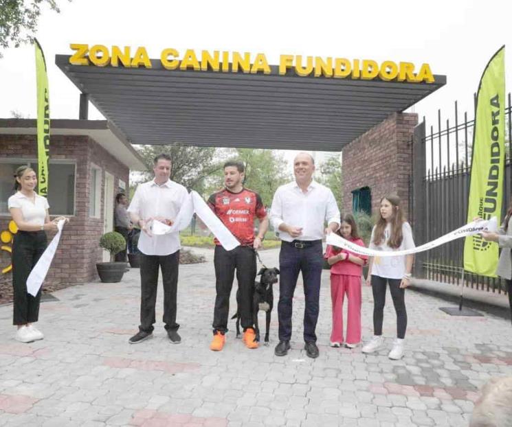 Inauguran zona canina en Fundidora Inauguran zona canina en Fundidora