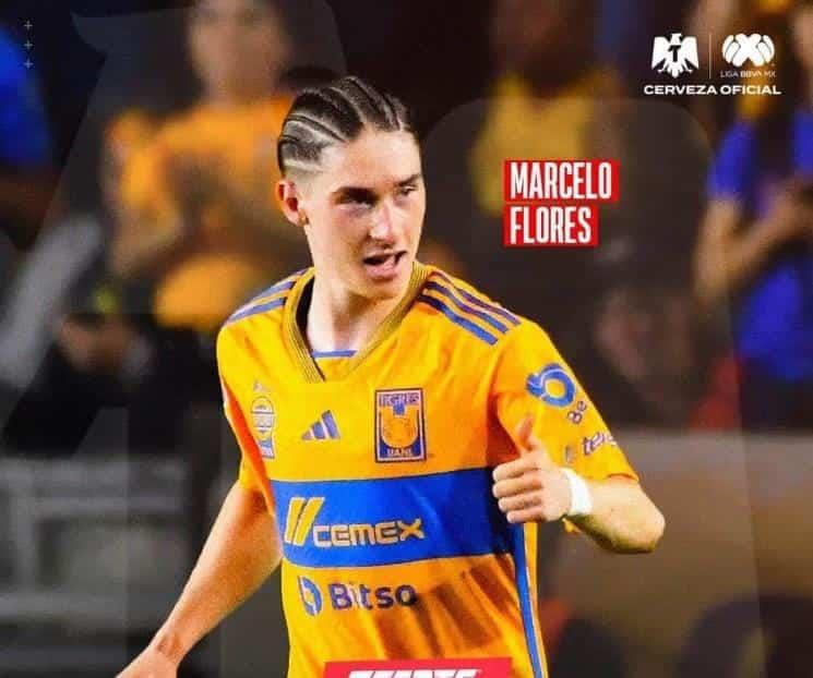 El amuleto Marcelo Flores; anota y siempre ganan los Tigres El amuleto Marcelo Flores; anota y siempre ganan los Tigres