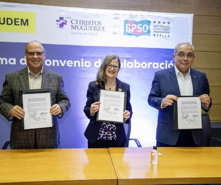 Firman acuerdo para fomentar buenas prácticas en enfermería