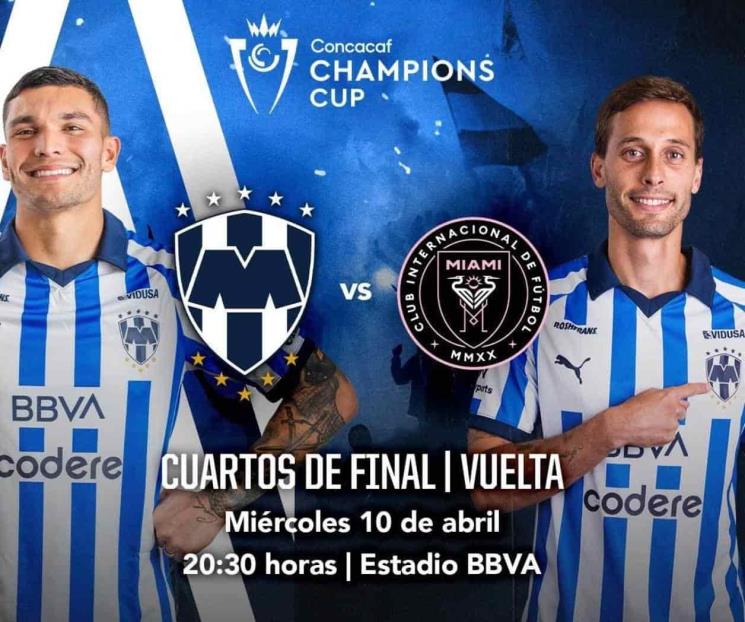 Inician Rayados activación de abonos para duelo ante Inter de Miami
