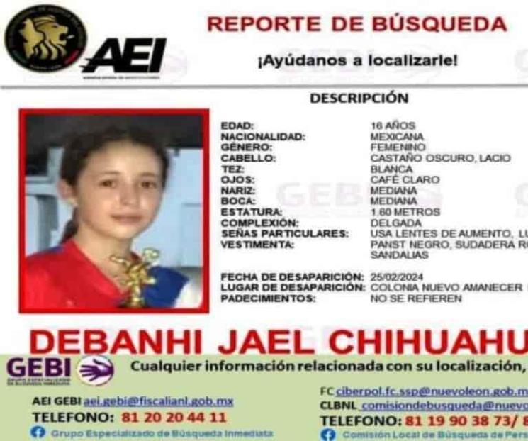 Localizan con vida a estudiante desaparecida