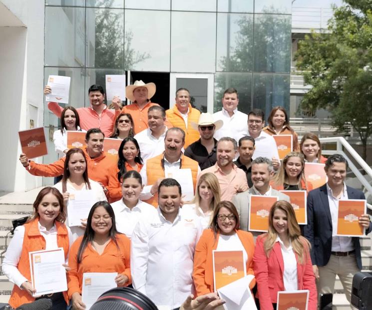 Advierten candidatos a diputados de MC en su registro que arrasarán