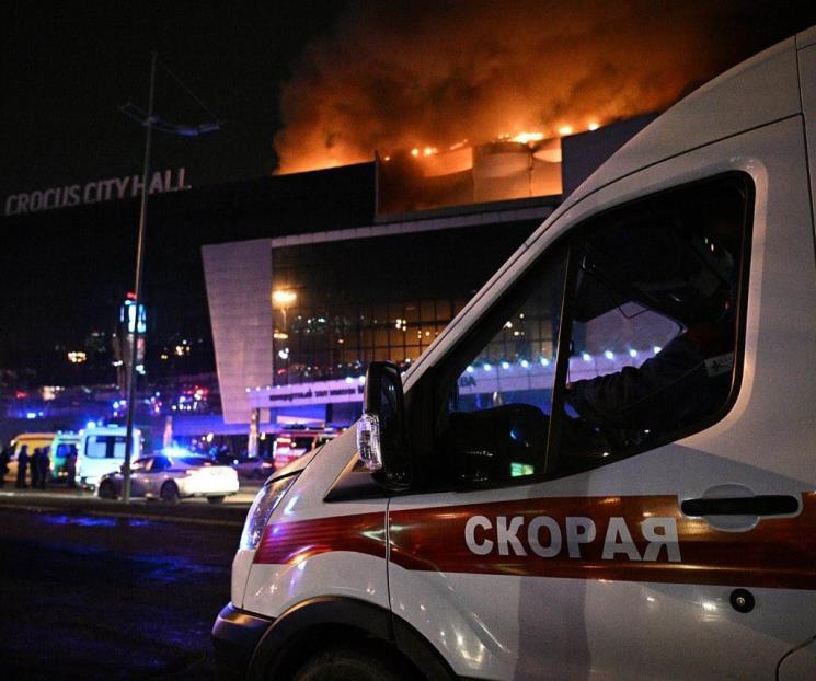 Ataque al Crocus City Hall de Rusia deja 40 fallecidos Ataque al Crocus City Hall de Rusia deja 40 fallecidos