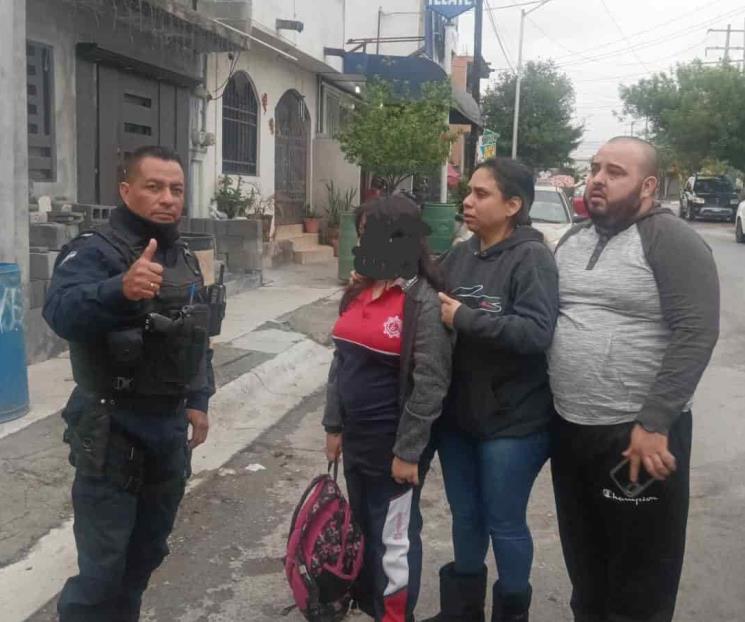 Localizan con vida a menor desaparecida