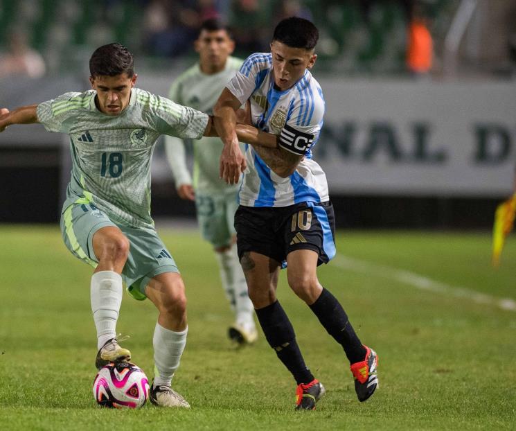 Pierde el Tri Sub-23 en contra de Argentina
