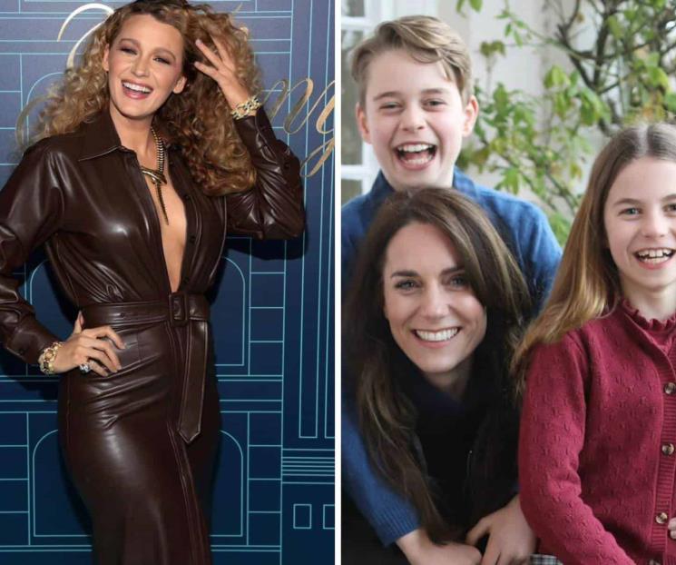 Se disculpa Blake Lively por burlarse de foto de Kate Middleton