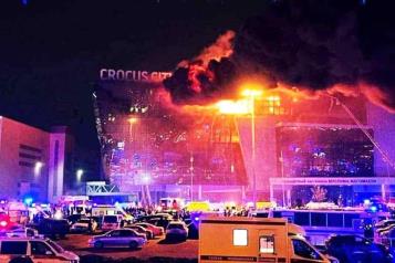 Sube a 137 cifra de muertos por atentado en concierto de Mosc&uacute;