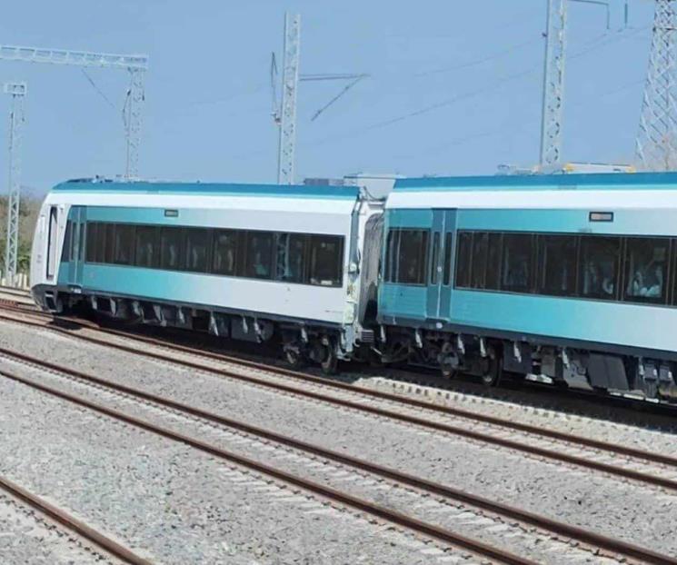 Se descarrila vagón del Tren Maya en Tixkokob, Yucatán