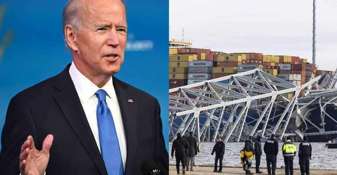Joe Biden ordena reconstruir puente colapsado en Baltimore