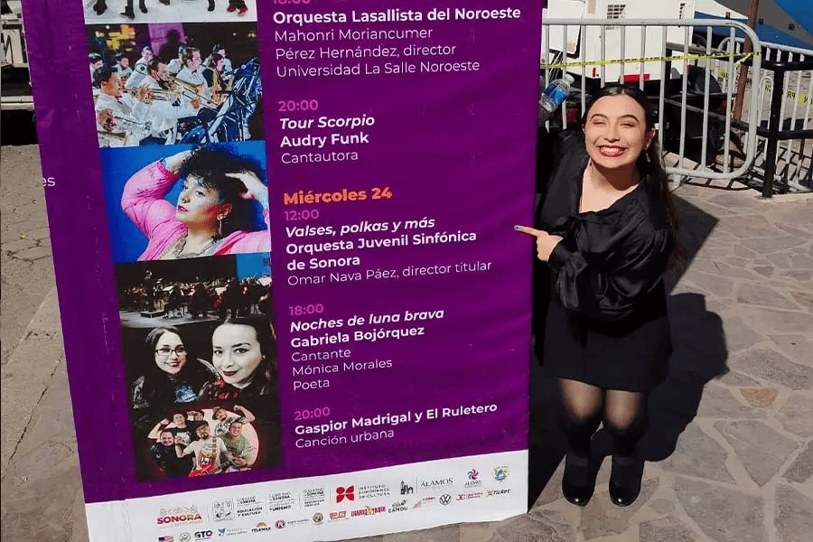 Entre notas y melodías: alumna toca en festival internacional