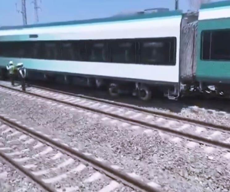 Se descarrila Tren Maya en el Tramo 4 Se descarrila Tren Maya en el Tramo 4