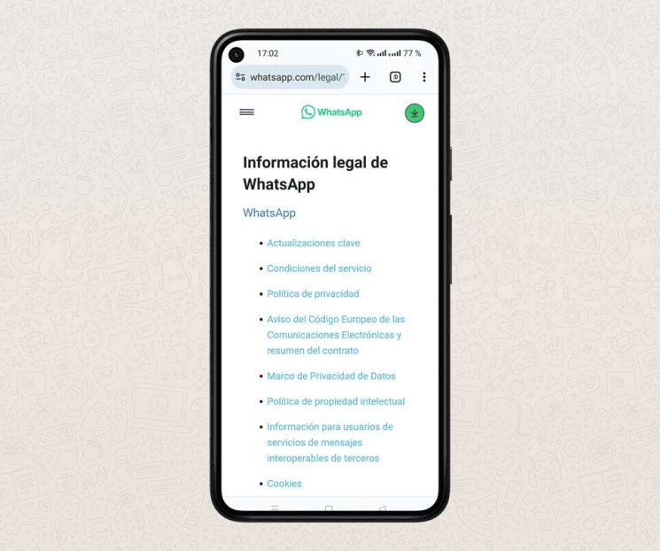 WhatsApp te obliga a aceptar sus nuevas condiciones