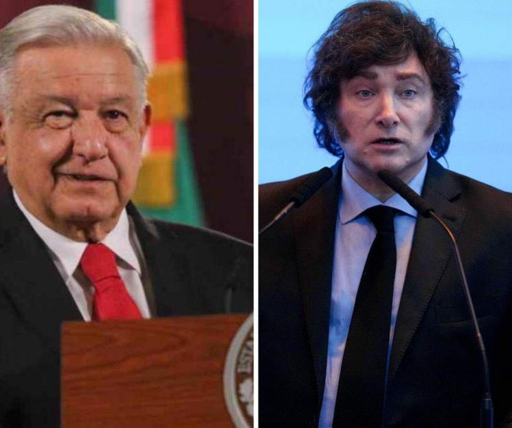 Responde AMLO a Javier Milei: “No está exacto y desprecia al pueblo