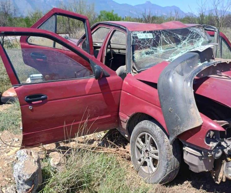 Deja siete lesionados choque en Villaldama