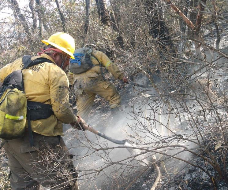 Controlan por completo incendio en sierra de Zaragoza