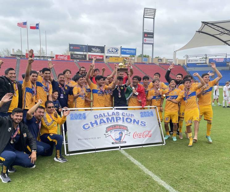 Se coronan Tigres Sub-17 en la Copa Dallas
