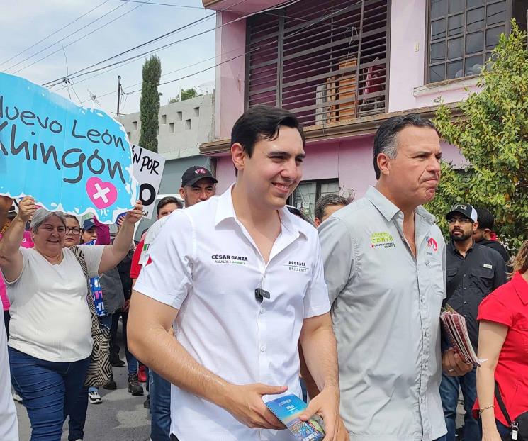 Visita César sector de Pueblo Nuevo