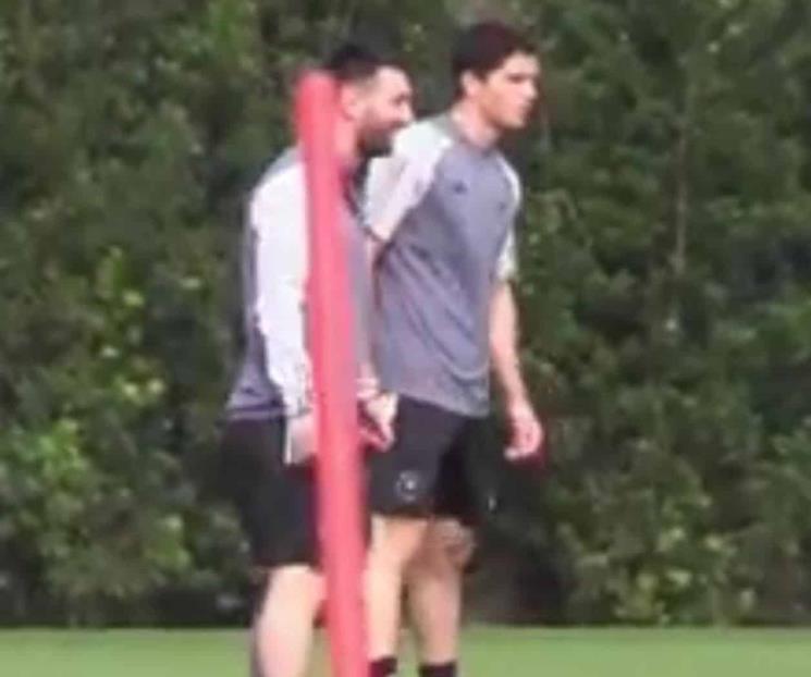 Ya entrenó Messi al parejo con el Inter de Miami