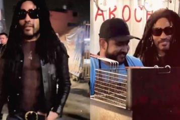 Vende Lenny Kravitz hamburguesas en la CDMX