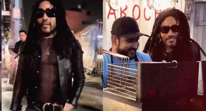 Vende Lenny Kravitz hamburguesas en la CDMX