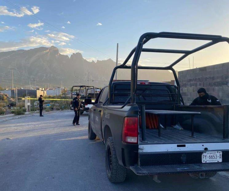 Encuentran hombre sin vida con impactos de bala en García