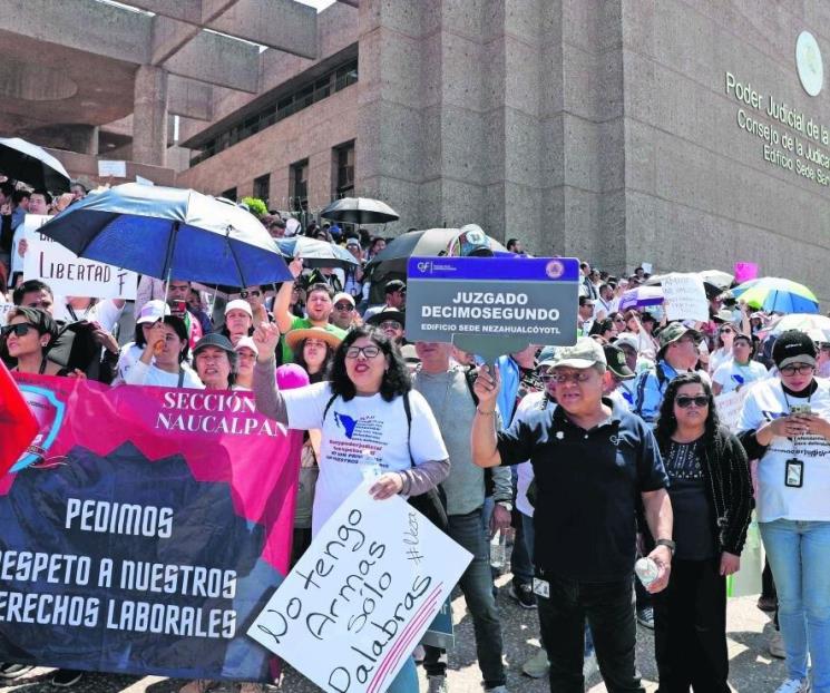 Anuncian nueva marcha empleados del PJF Anuncian nueva marcha empleados del PJF