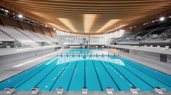 Presenta Francia Centro Acuático para los JO