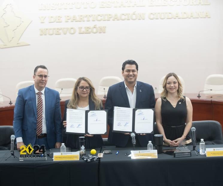 Unen fuerzas  IEE y la CANIRAC para incentivar al voto