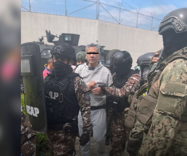 Asegura expresidente de Ecuador que Glas es trasladado a Guayaquil