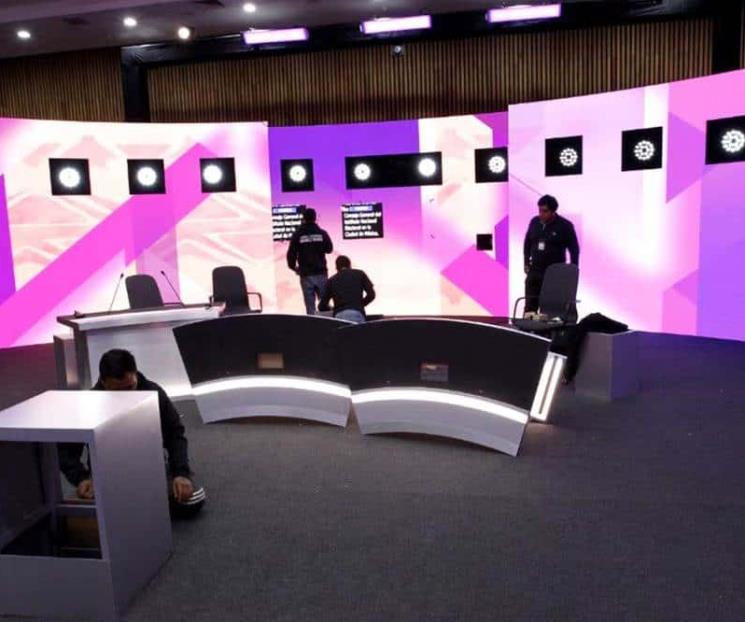 Presentará INE set del primer debate presidencial