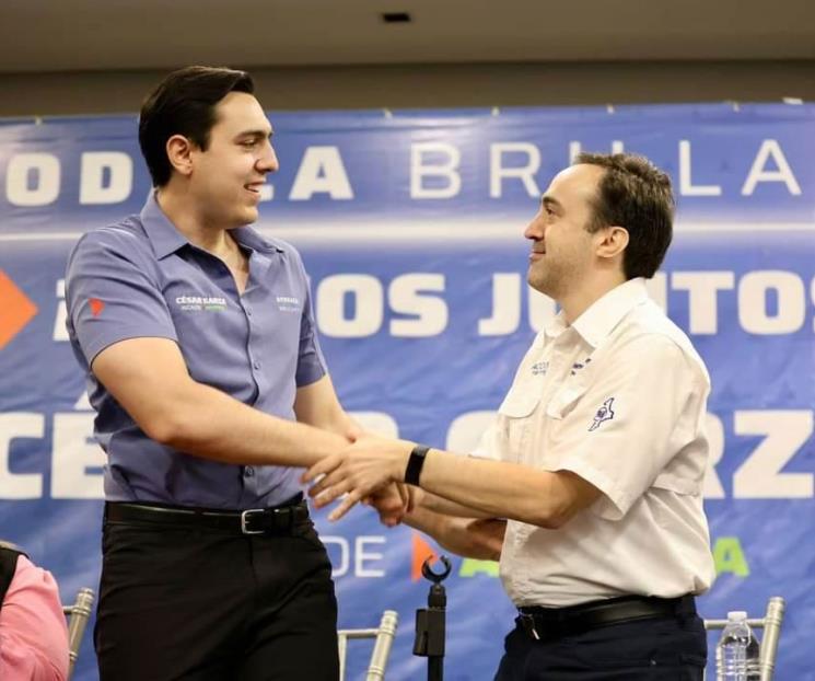 Ofrece César trabajar en equipo con el PAN en Apodaca