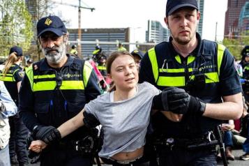 Arrestan a Greta Thunberg en Países Bajos por protestas