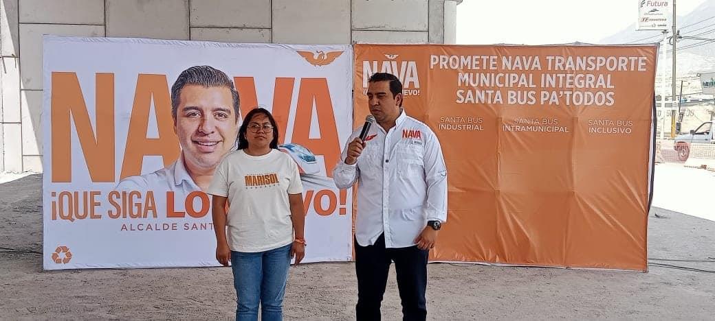 Ofrece Nava transporte gratis a clase trabajadora