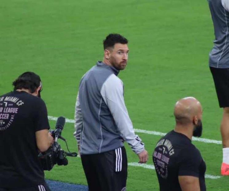 Lionel Messi ya entrenó en el Gigante de Acero con el Inter de Miami