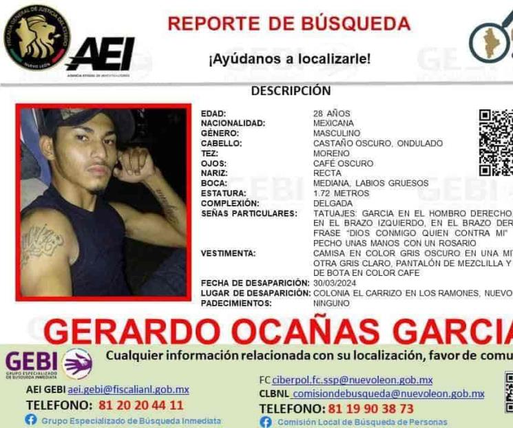 Siguen sin aparecer amigos en General Terán
