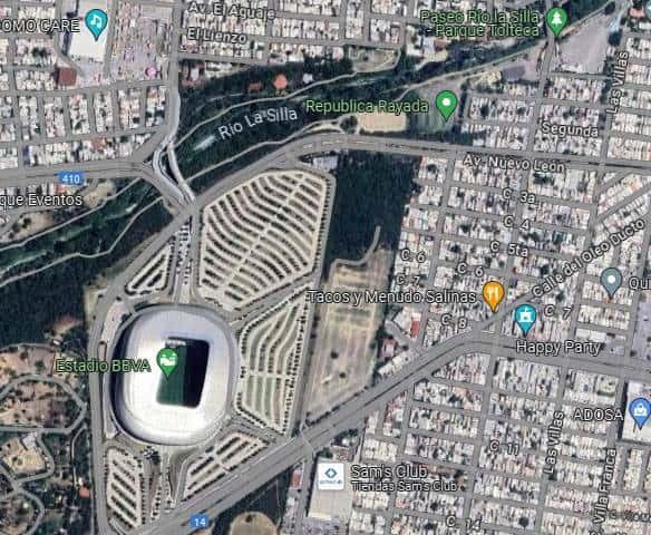 Sólo habrán tres accesos para llegar al BBVA Sólo habrán tres accesos para llegar al BBVA