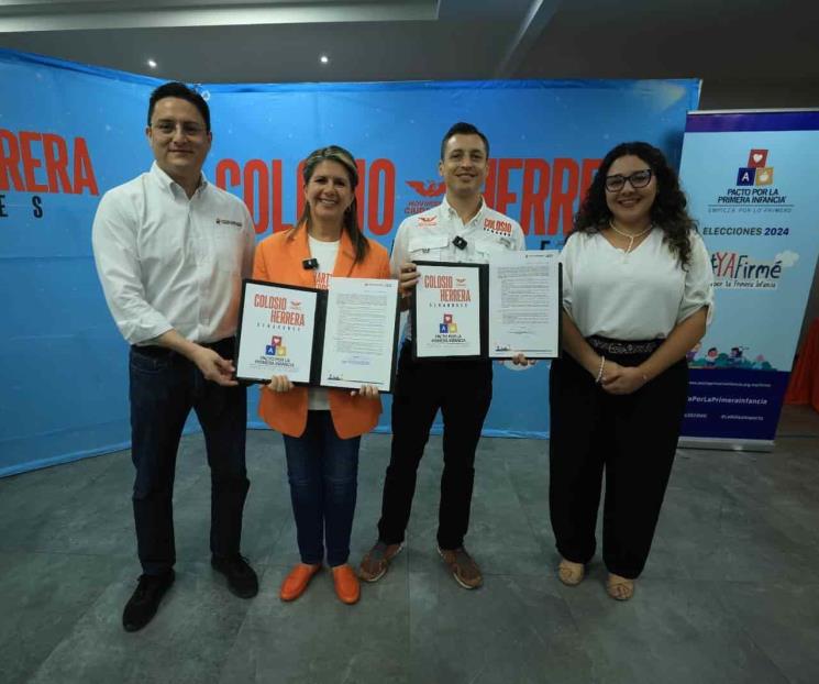 Firman Colosio y Herrera ‘Pacto por la Primera Infancia’