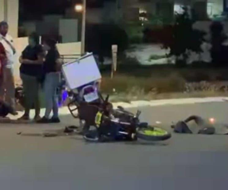 Muere en choque de motos