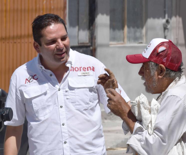 Visita Arturo Benavides zona de Valle Soleado