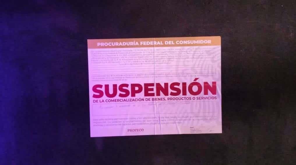 Profeco coloca 16 sellos de suspensión en Semana Santa