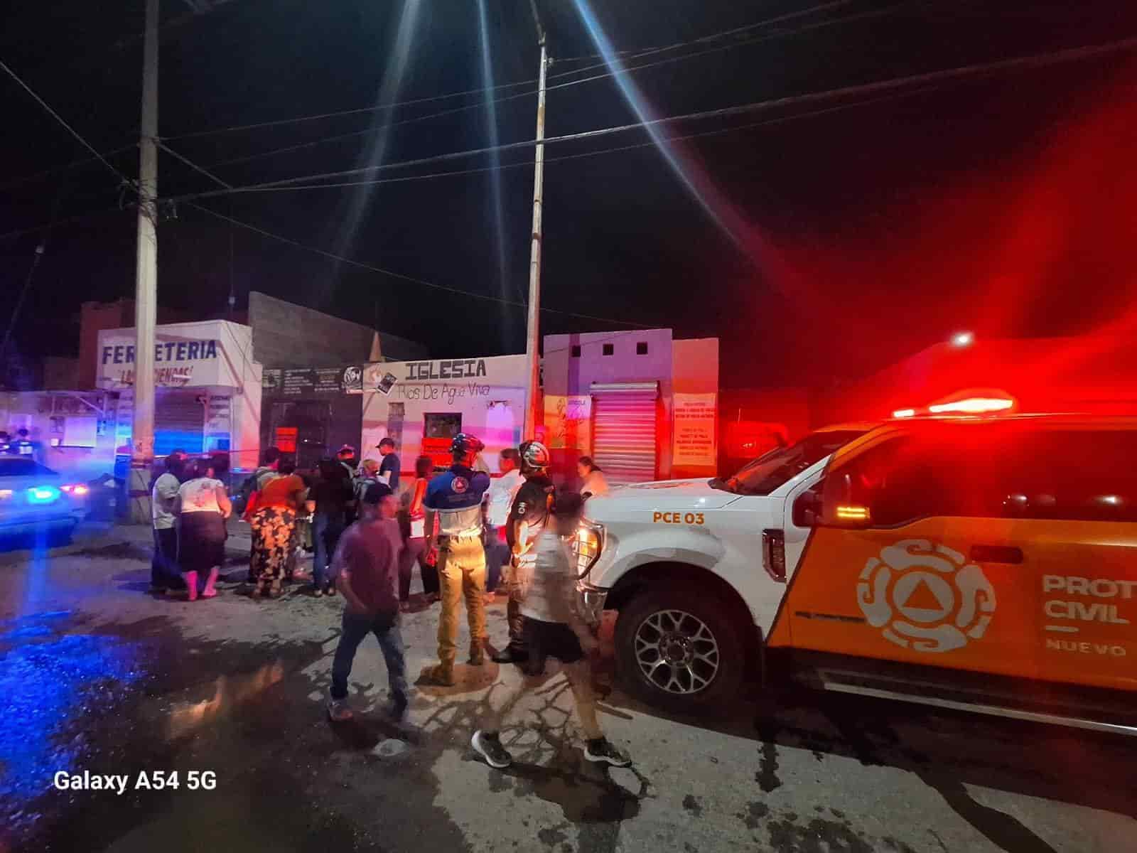 Una iglesia del municipio de Pesquería se incendió sin que se reportaran lesionados, únicamente daños materiales.