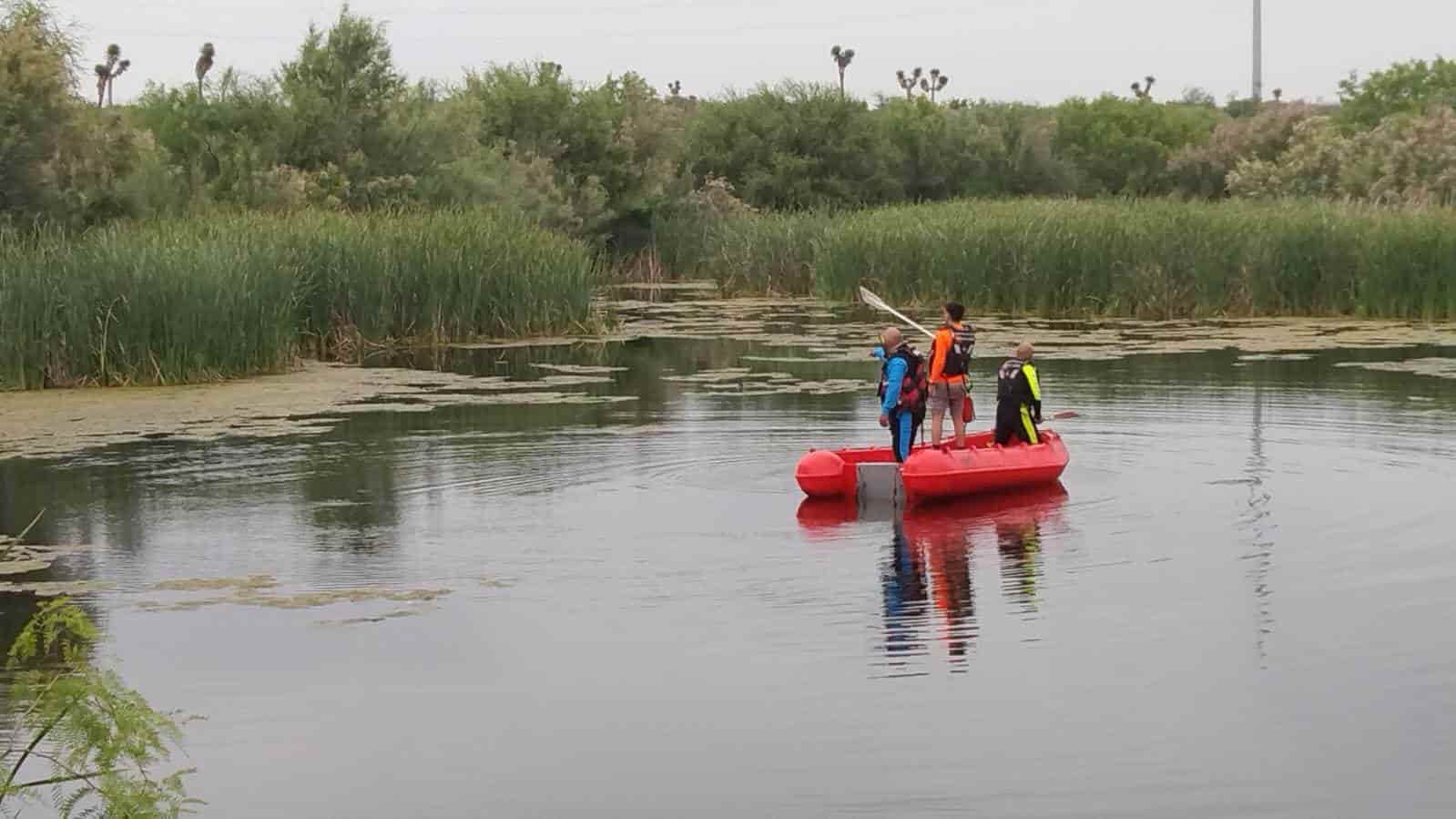 El cadáver de uno de los jóvenes desaparecidos el domingo en una laguna del municipio de Zuazua, fue encontrado por elementos de Protección Civil del Estado y local.