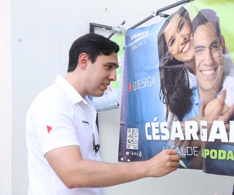Va César por un municipio verde