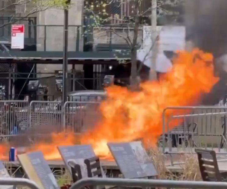 Muere hombre que se prendió fuego en corte de Nueva York