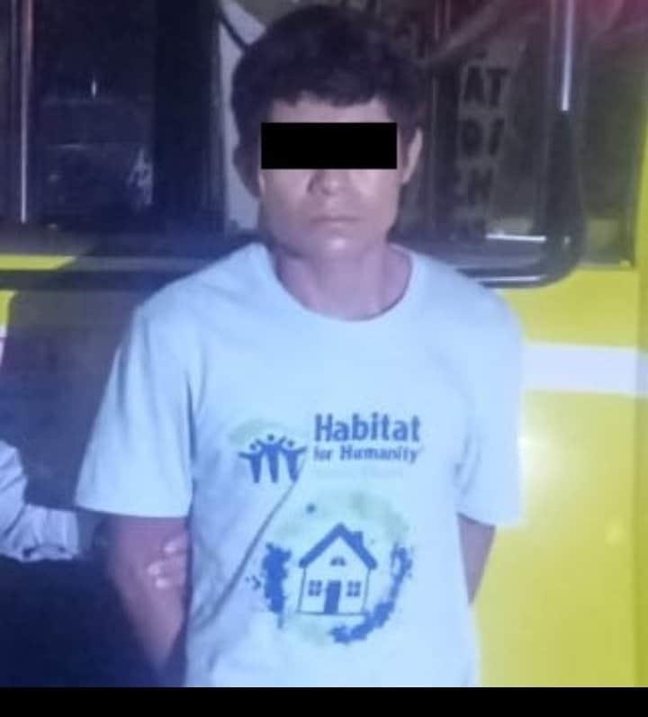 Arrestan a presunto asaltante; portaba droga